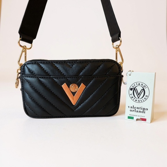 Valentino Orlandi Handbags - ❤️‍🔥LOW START❤️‍🔥Valentino Orlandi Leather Crossbody Bag with Guitar Strap NWT
